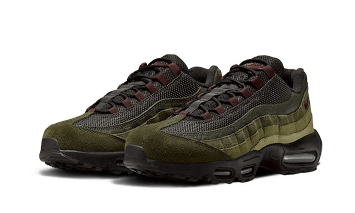 Overkicks - Nike Air Max 95 Black Earth Sequoia Cargo Khaki (FD0652-001) - vista trasera