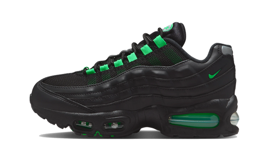 Overkicks - Nike Air Max 95 Black Green Shock (II4130-009) - vista lateral