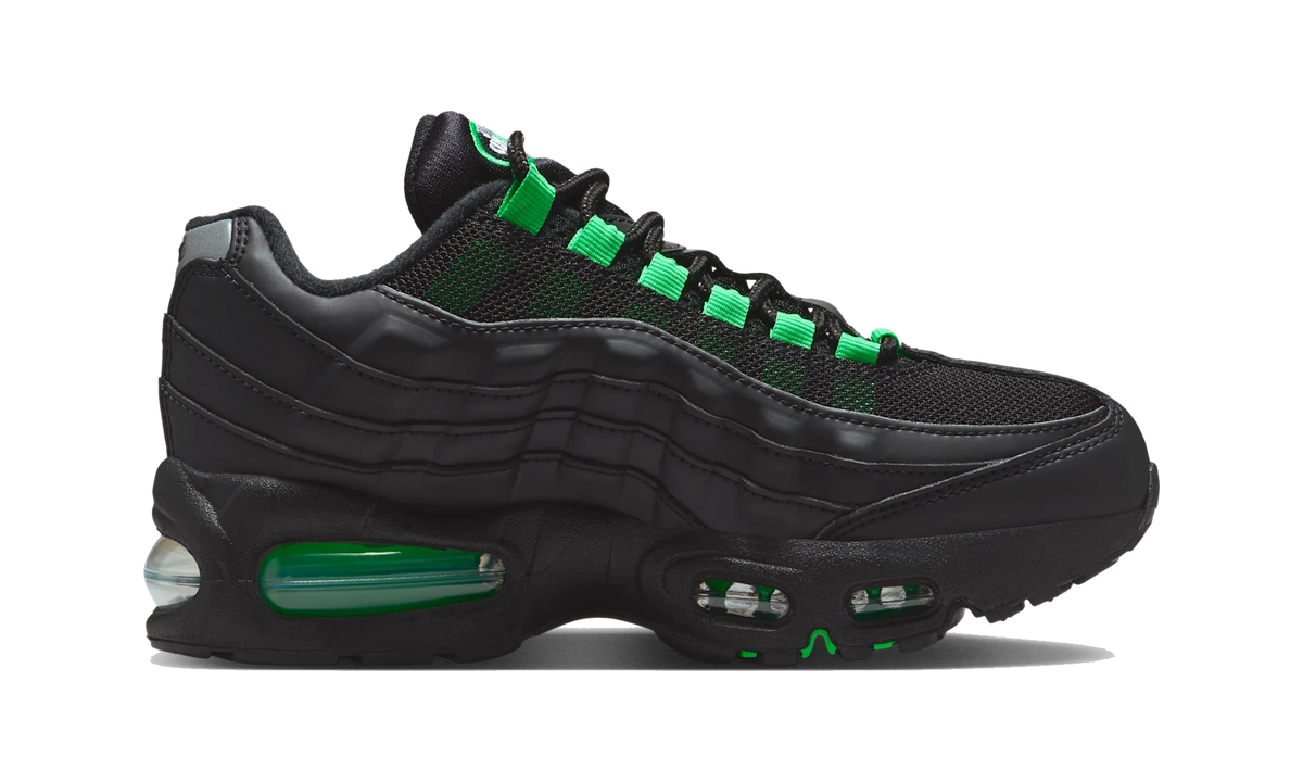 Overkicks - Nike Air Max 95 Black Green Shock (II4130-009) - detalle suela