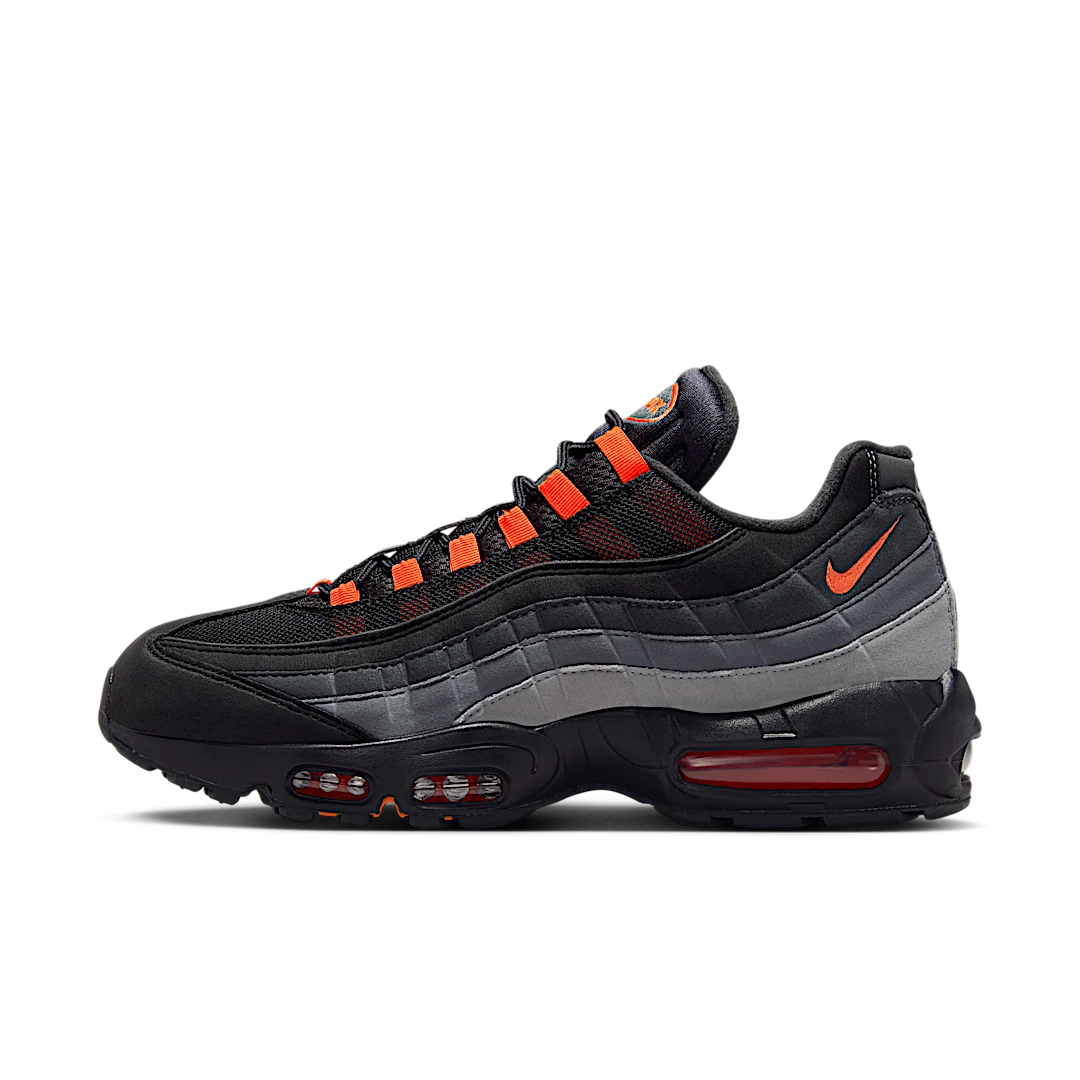 Overkicks - Nike Air Max 95 Black Hyper Crimson (FV4710-002) - vista lateral