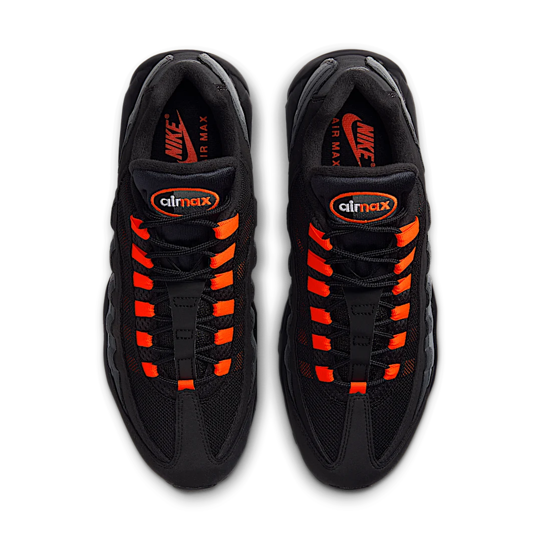 Overkicks - Nike Air Max 95 Black Hyper Crimson (FV4710-002) - par completo