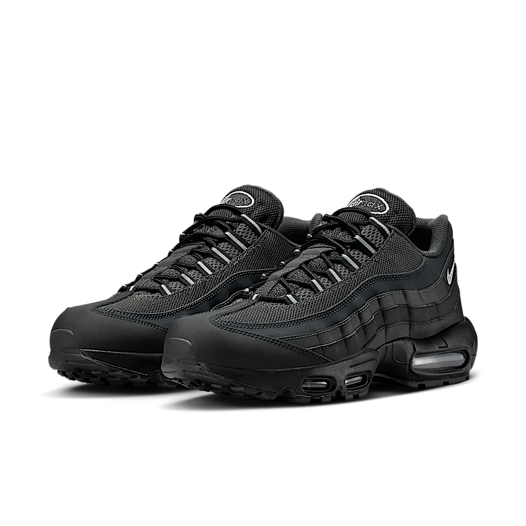 Overkicks - Nike Air Max 95 Black Silver (HF0121-002) - vista trasera