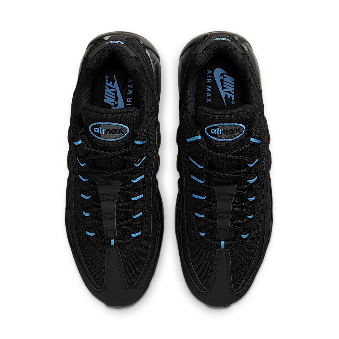 Overkicks - Nike Air Max 95 Black University Blue (FJ4217-002) - par completo