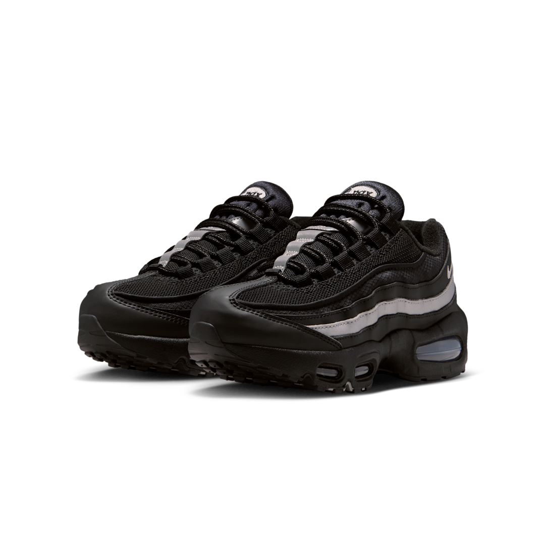 Overkicks - Nike Air Max 95 Black White Metallic Silver (GS) (II4130-013) - imagen 2