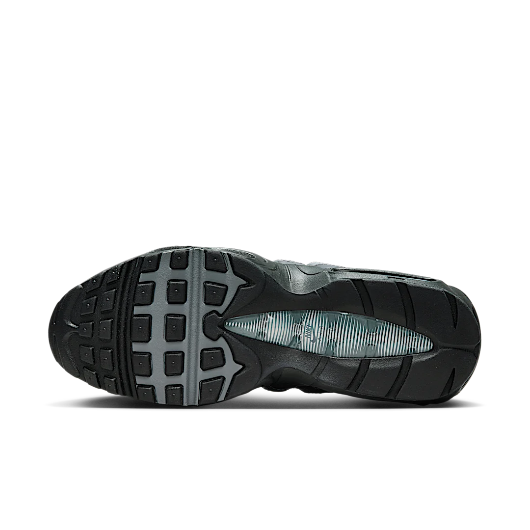 Overkicks - Nike Air Max 95 Dark Grey Anthracite (HF0121-001) - detalle suela