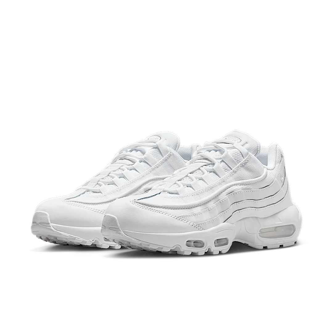 Overkicks - Nike Air Max 95 Essential White Grey Fog (CT1268-100) - vista trasera