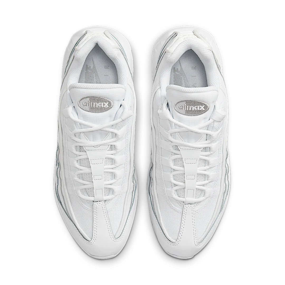 Overkicks - Nike Air Max 95 Essential White Grey Fog (CT1268-100) - par completo
