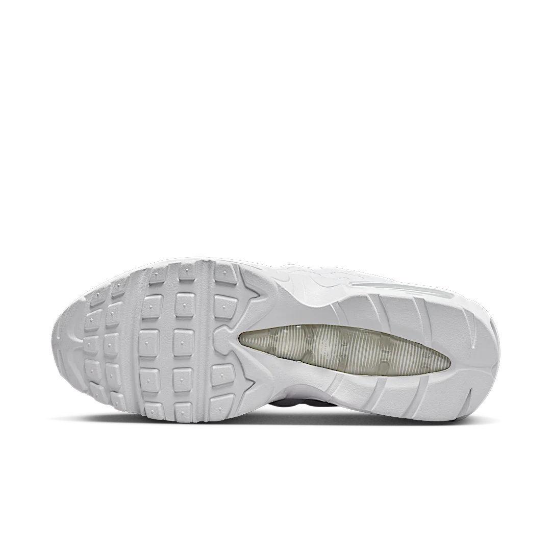 Overkicks - Nike Air Max 95 Essential White Grey Fog (CT1268-100) - detalle suela