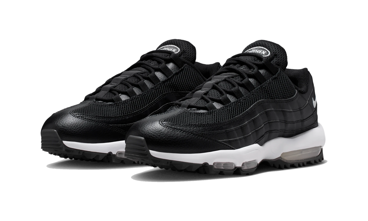 Overkicks - Nike Air Max 95 Golf Black White (HV4696-002) - vista trasera