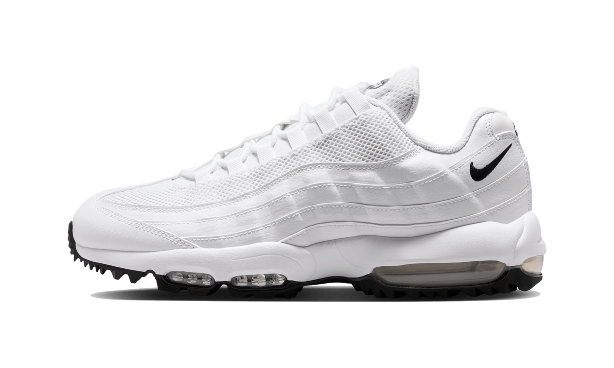 Overkicks - Nike Air Max 95 Golf White Black (HV4696-100) - vista lateral