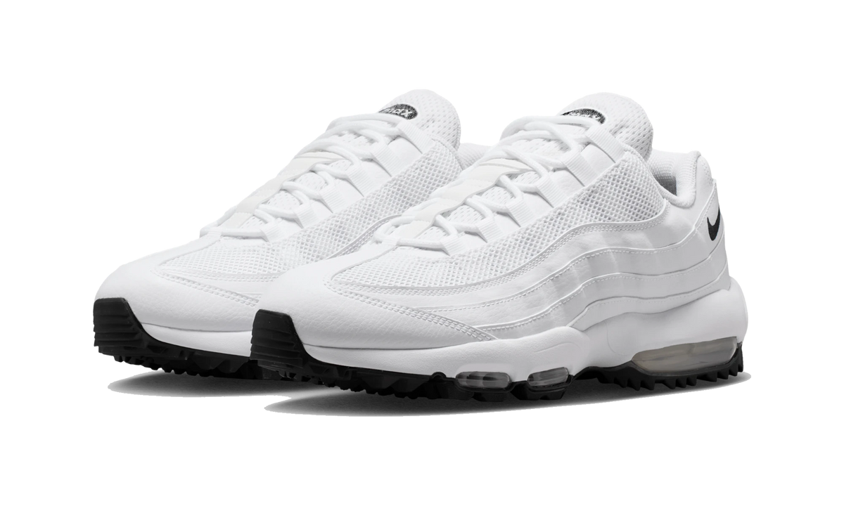Overkicks - Nike Air Max 95 Golf White Black (HV4696-100) - vista trasera