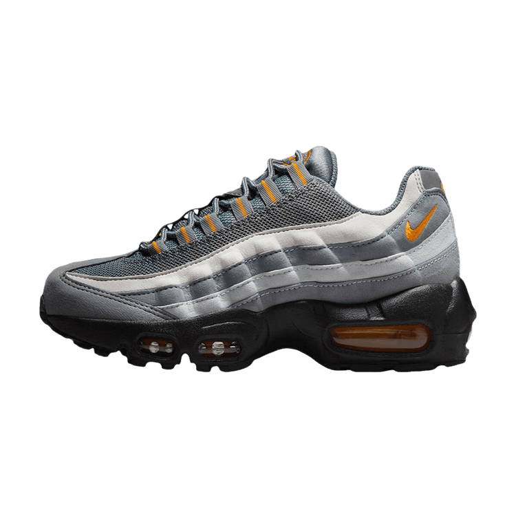 Overkicks - Nike Air Max 95 Grey Orange Black (GS) (IB2871-001) - vista lateral
