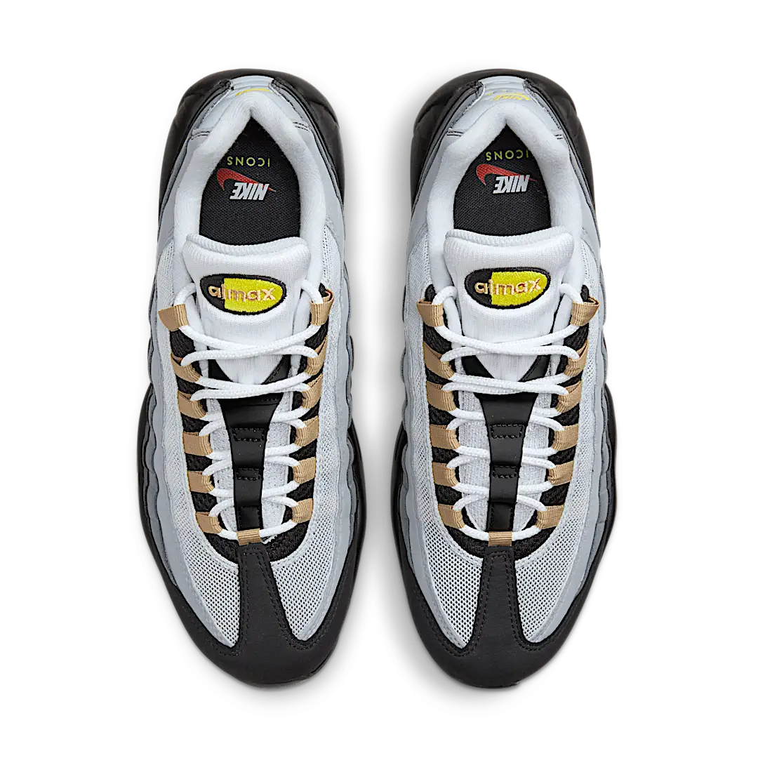 Overkicks - Nike Air Max 95 Icons Yellow Strike (DX4236-100) - vista trasera
