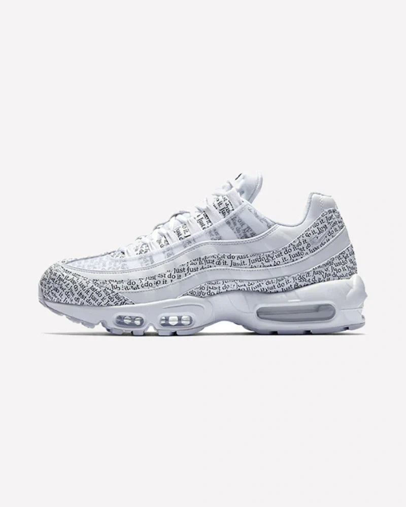 Overkicks - Nike Air Max 95 Just Do It Pack White (AV6246-100) - vista lateral