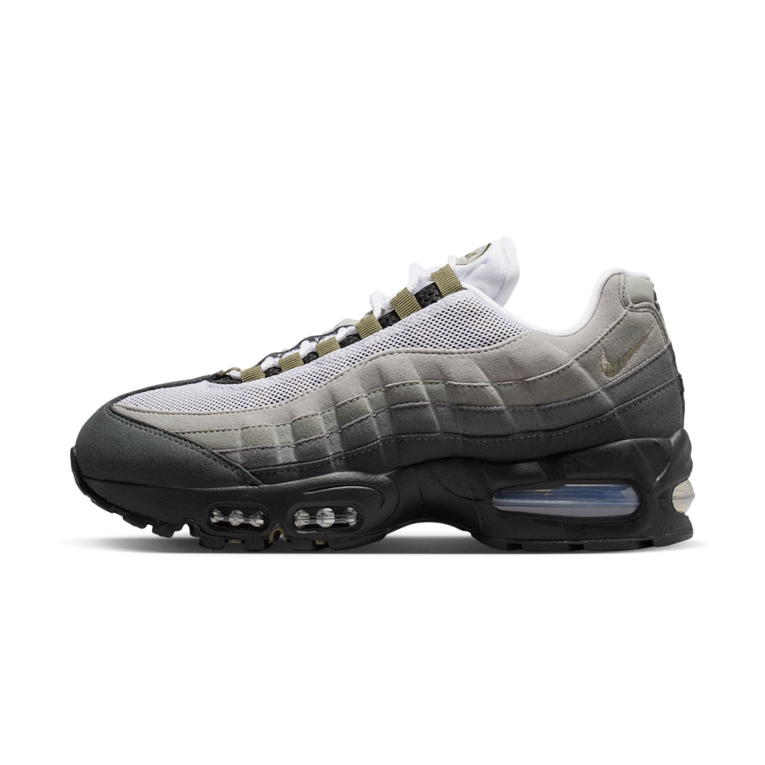 Overkicks - Nike Air Max 95 OG Big Bubble Black Medium Olive (HJ5996-003) - vista lateral