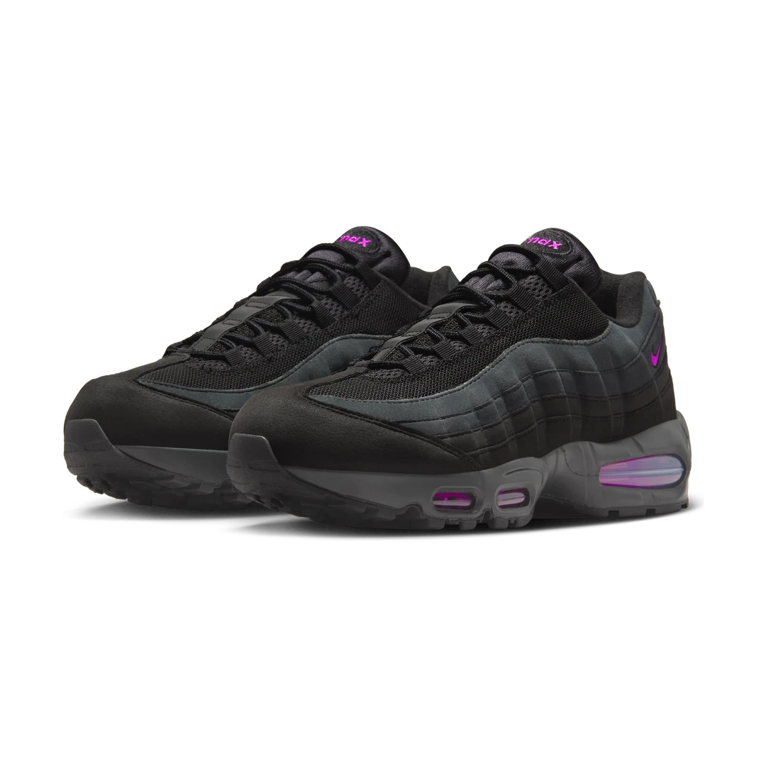 Overkicks - Nike Air Max 95 OG Big Bubble Black Vivid Purple (IH4457-001) - vista trasera
