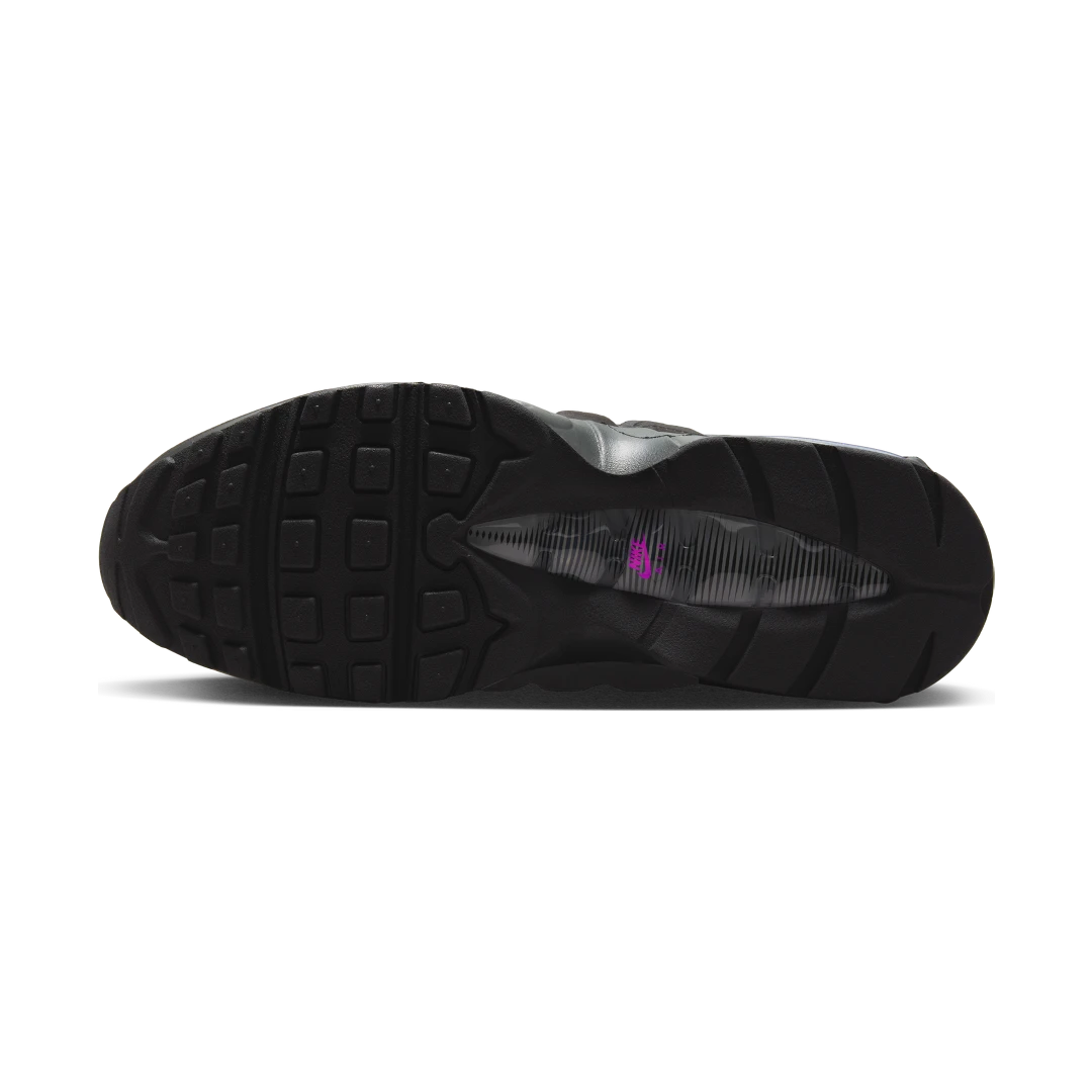 Overkicks - Nike Air Max 95 OG Big Bubble Black Vivid Purple (IH4457-001) - detalle suela