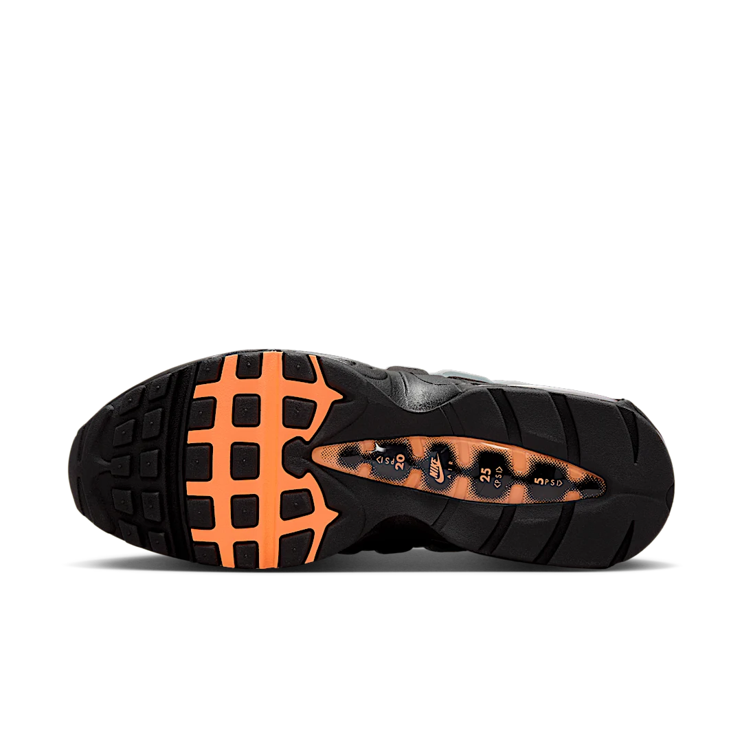 Overkicks - Nike Air Max 95 OG Big Bubble Bright Mandarin (2025) (HM4740-005) - detalle suela