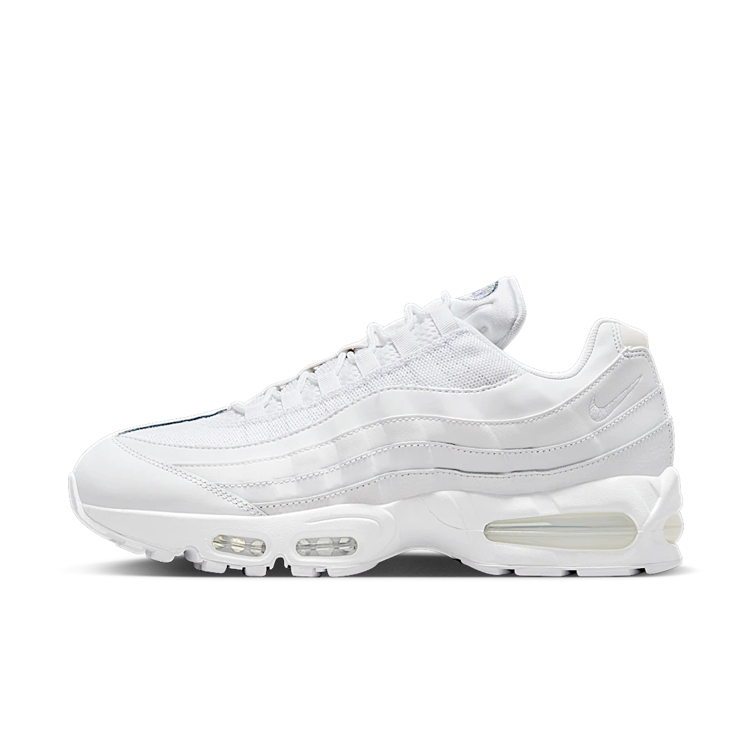 Overkicks - Nike Air Max 95 OG Big Bubble Triple White (HM8755-100) - vista lateral