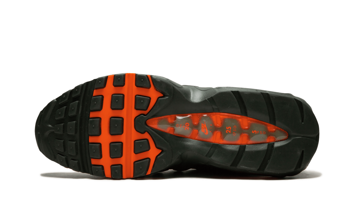 Overkicks - Nike Air Max 95 OG Neutral Olive Total Orange (AT2865-200) - vista superior