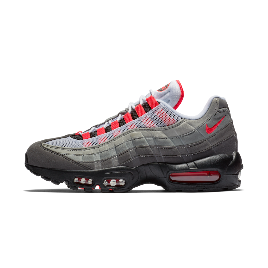 Overkicks - Nike Air Max 95 OG Solar Red (2018) (AT2865-100) - vista lateral