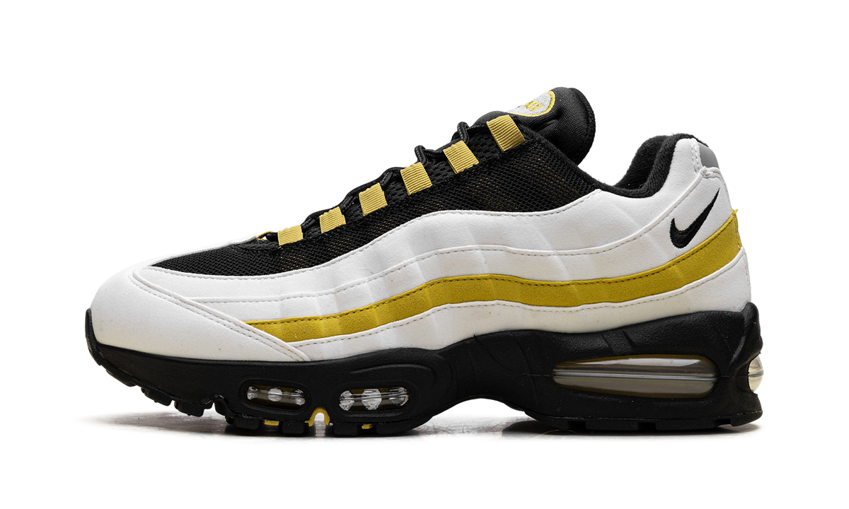 Overkicks - Nike Air Max 95 OG White Saffron Quartz Black (HM4740-102) - vista lateral