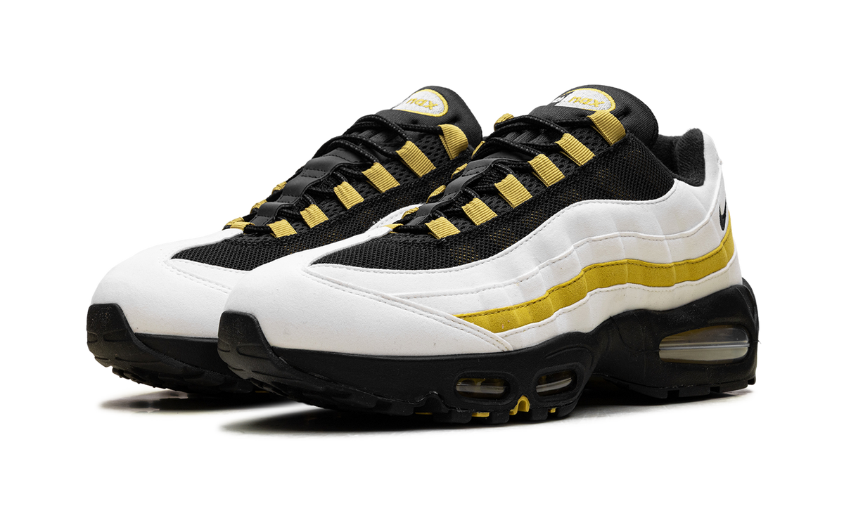 Overkicks - Nike Air Max 95 OG White Saffron Quartz Black (HM4740-102) - vista trasera
