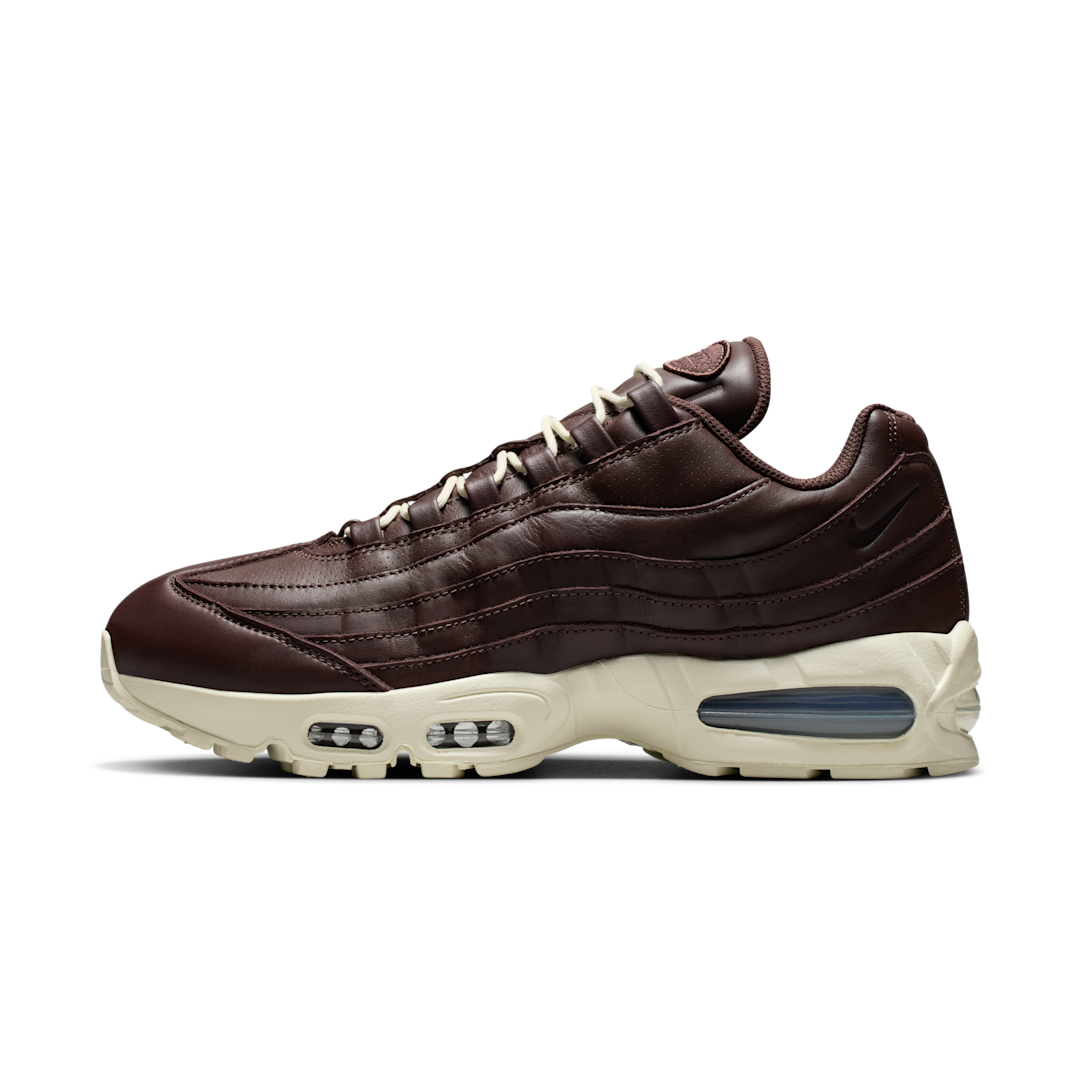 Overkicks - Nike Air Max 95 QS Big Bubble Baroque Brown Leather (IM0696-200) - vista lateral