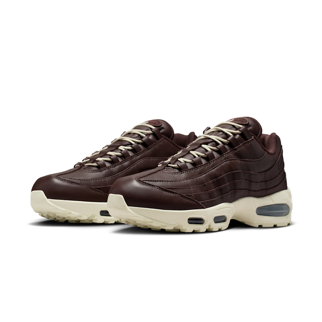 Overkicks - Nike Air Max 95 QS Big Bubble Baroque Brown Leather (IM0696-200) - vista trasera
