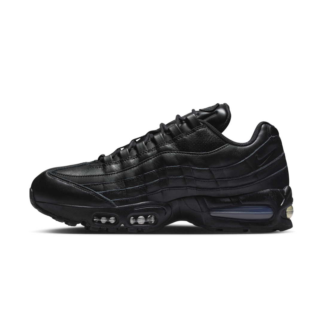Overkicks - Nike Air Max 95 QS Big Bubble Black Leather (IM0696-001) - vista lateral