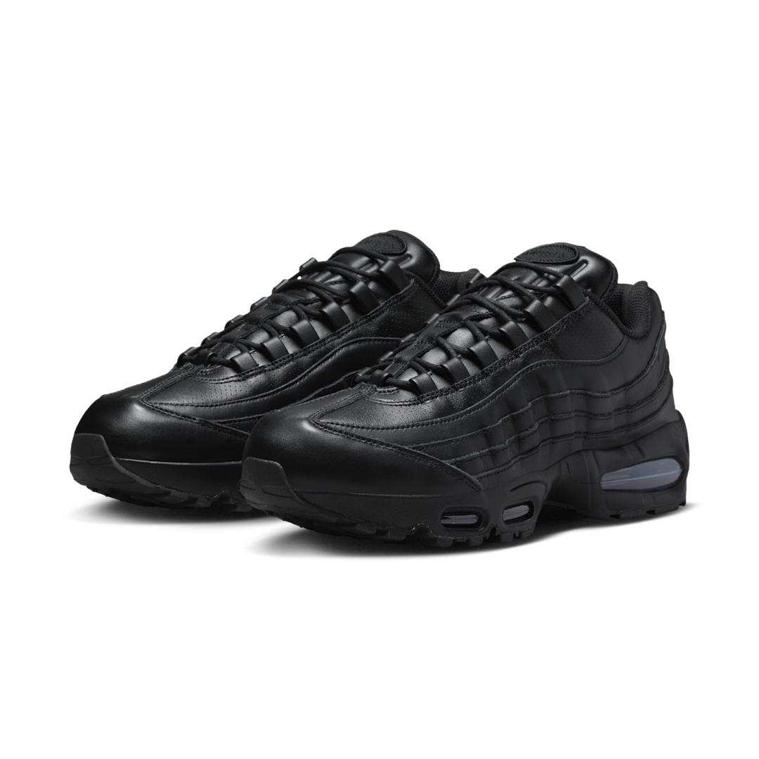 Overkicks - Nike Air Max 95 QS Big Bubble Black Leather (IM0696-001) - vista trasera