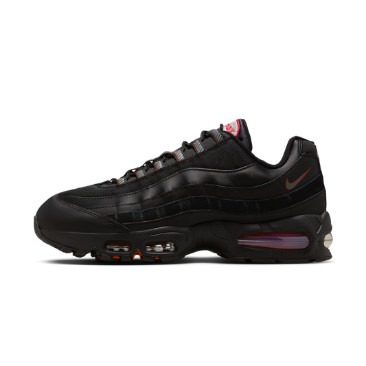 Overkicks - Nike Air Max 95 Racing Pack Black University Red (IH1228-003) - vista lateral