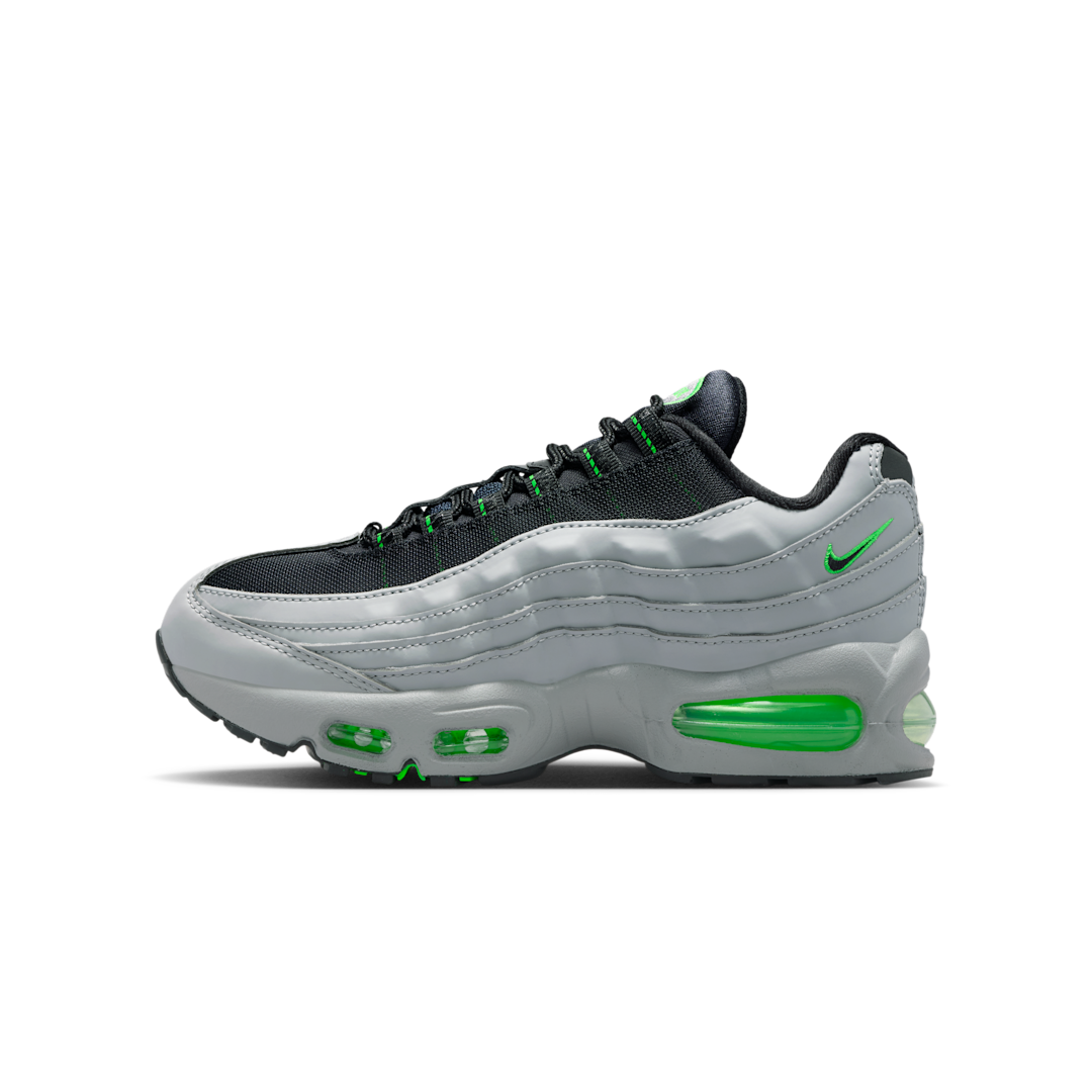 Overkicks - Nike Air Max 95 Racing Pack Light Smoke Green Strike (GS) (II4130-012) - vista lateral