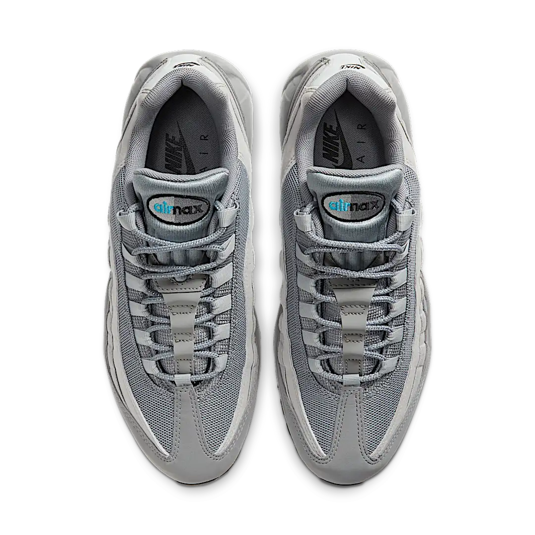 Overkicks - Nike Air Max 95 Retro Logo Grey Aqua (CV1635-001) - par completo