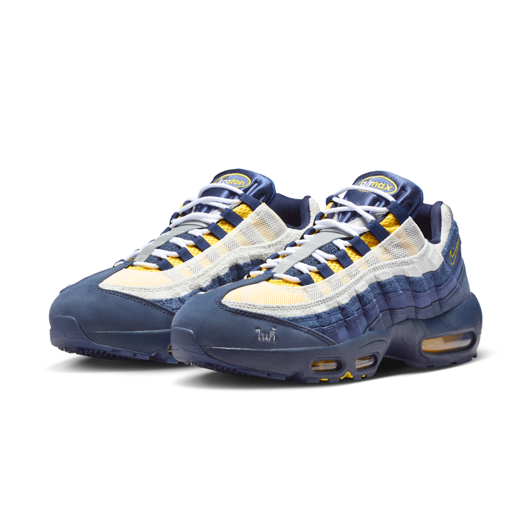 Overkicks - Nike Air Max 95 SB Eric Koston Obsidian Speed Yellow (HQ8492-400) - vista trasera