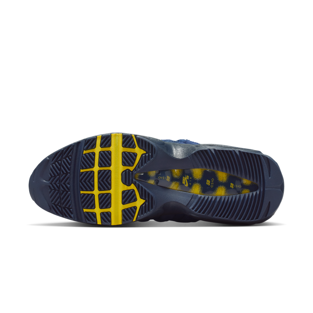 Overkicks - Nike Air Max 95 SB Eric Koston Obsidian Speed Yellow (HQ8492-400) - detalle suela