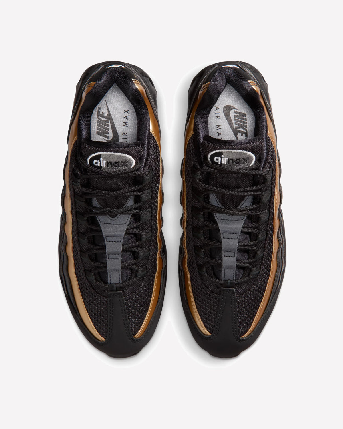 Overkicks - Nike Air Max 95 SE Big Bubble Black Metallic Gold (Womens) (IR1129-001) - imagen 4