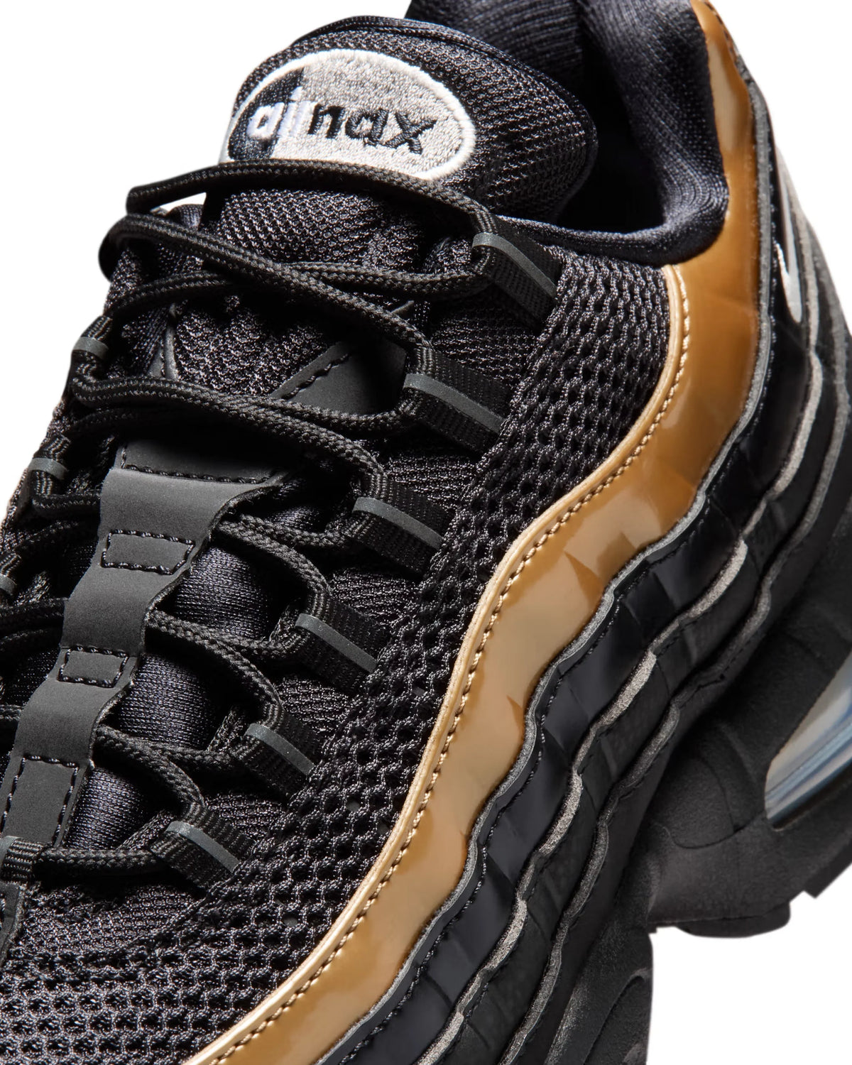 Overkicks - Nike Air Max 95 SE Big Bubble Black Metallic Gold (Womens) (IR1129-001) - imagen 5