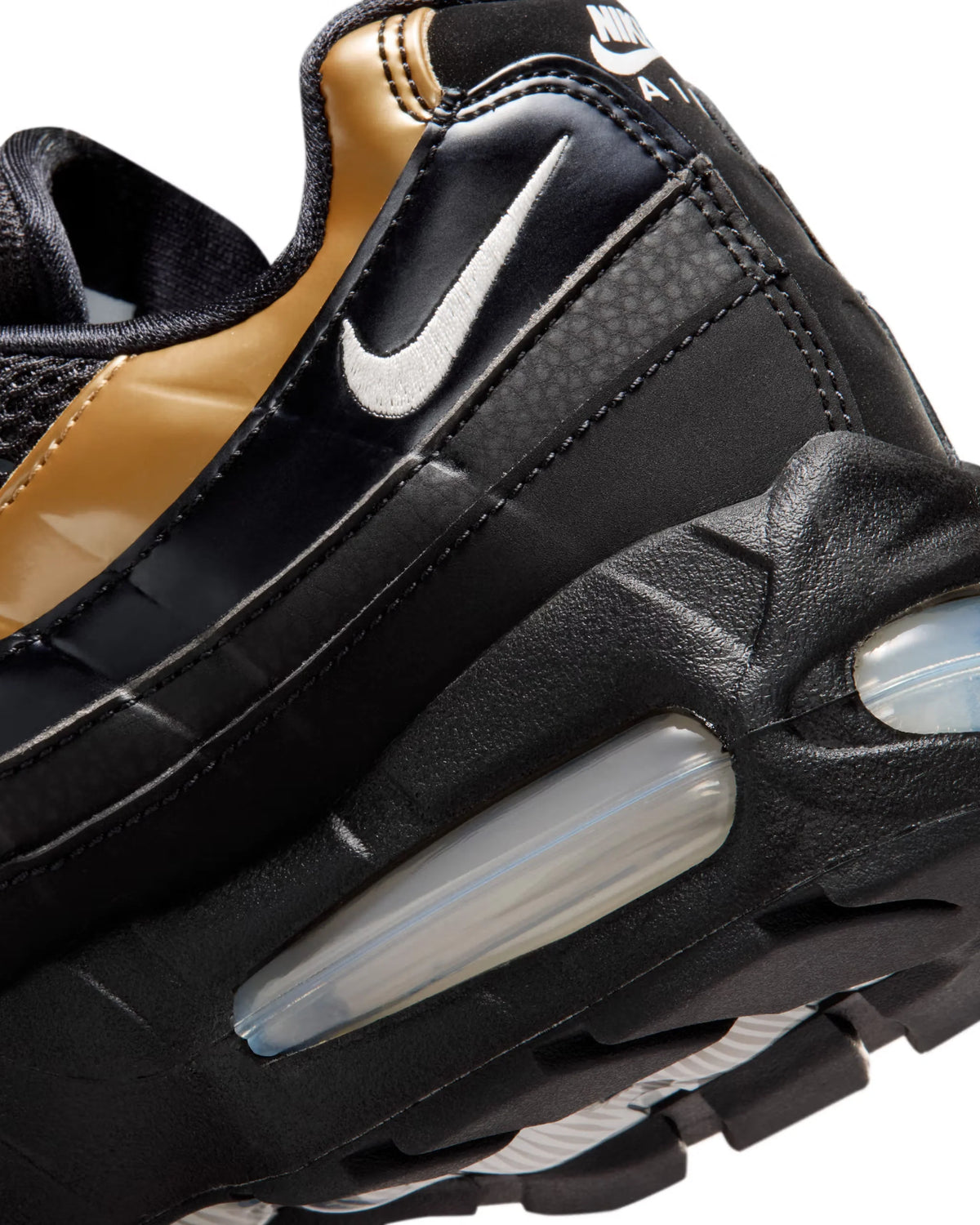 Overkicks - Nike Air Max 95 SE Big Bubble Black Metallic Gold (Womens) (IR1129-001) - imagen 6