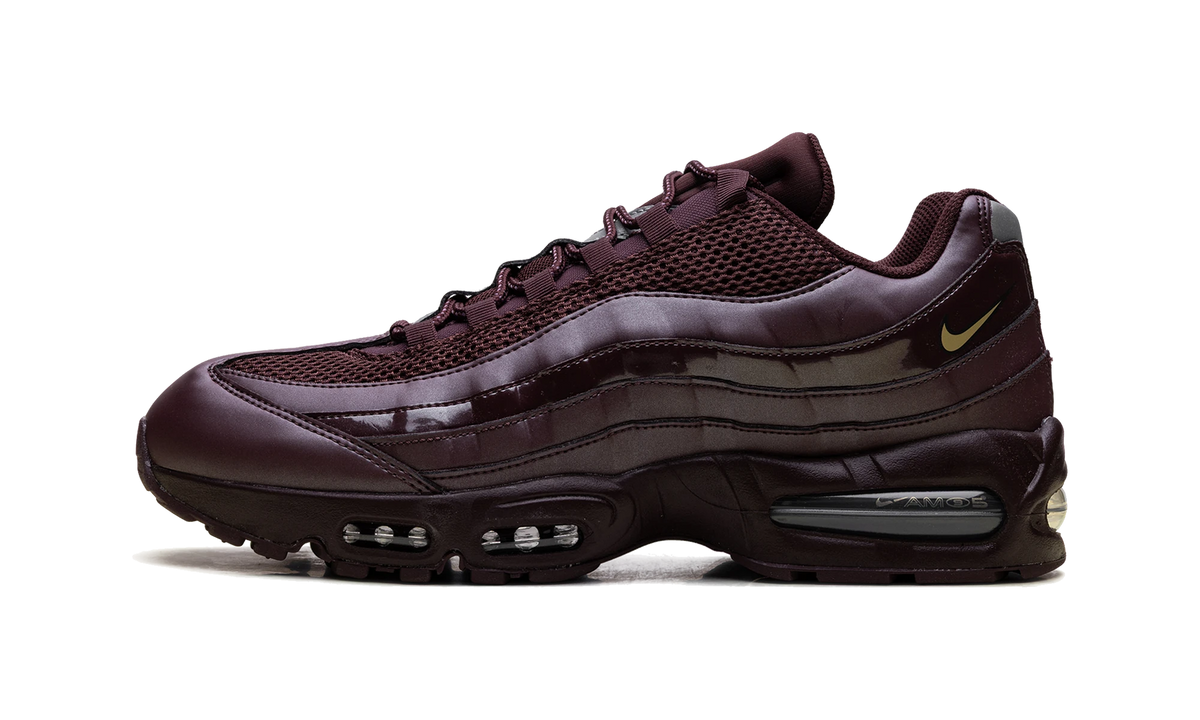 Overkicks - Nike Air Max 95 SE Big Bubble Total 90 Burgundy Crush (IB6830-601) - vista lateral