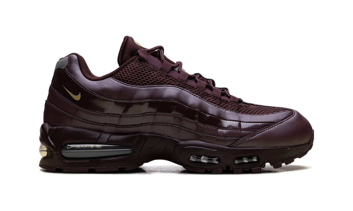 Overkicks - Nike Air Max 95 SE Big Bubble Total 90 Burgundy Crush (IB6830-601) - detalle talón