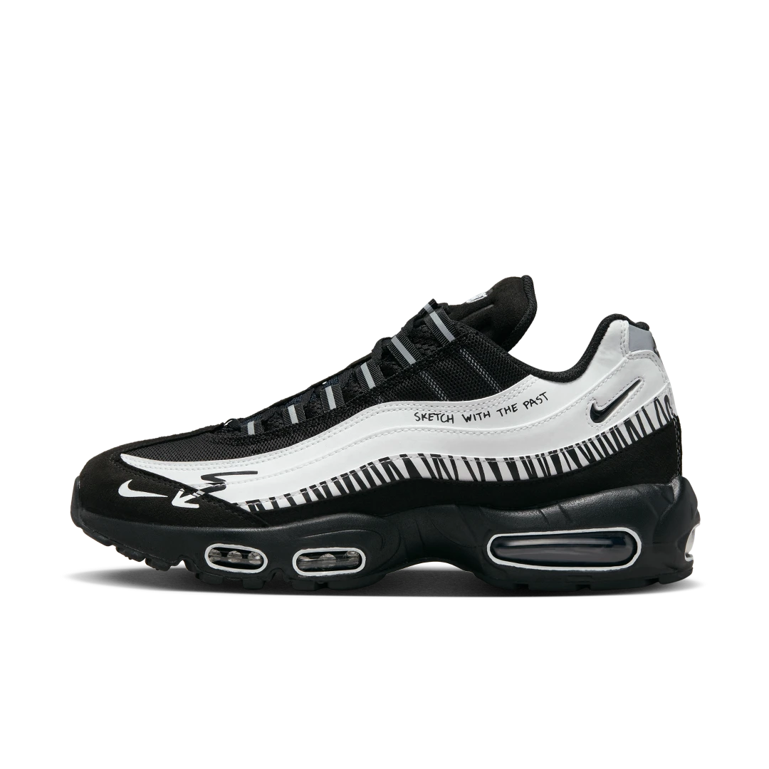 Overkicks - Nike Air Max 95 SP Future Movement Sketch With The Past (DX4615-100) - vista lateral