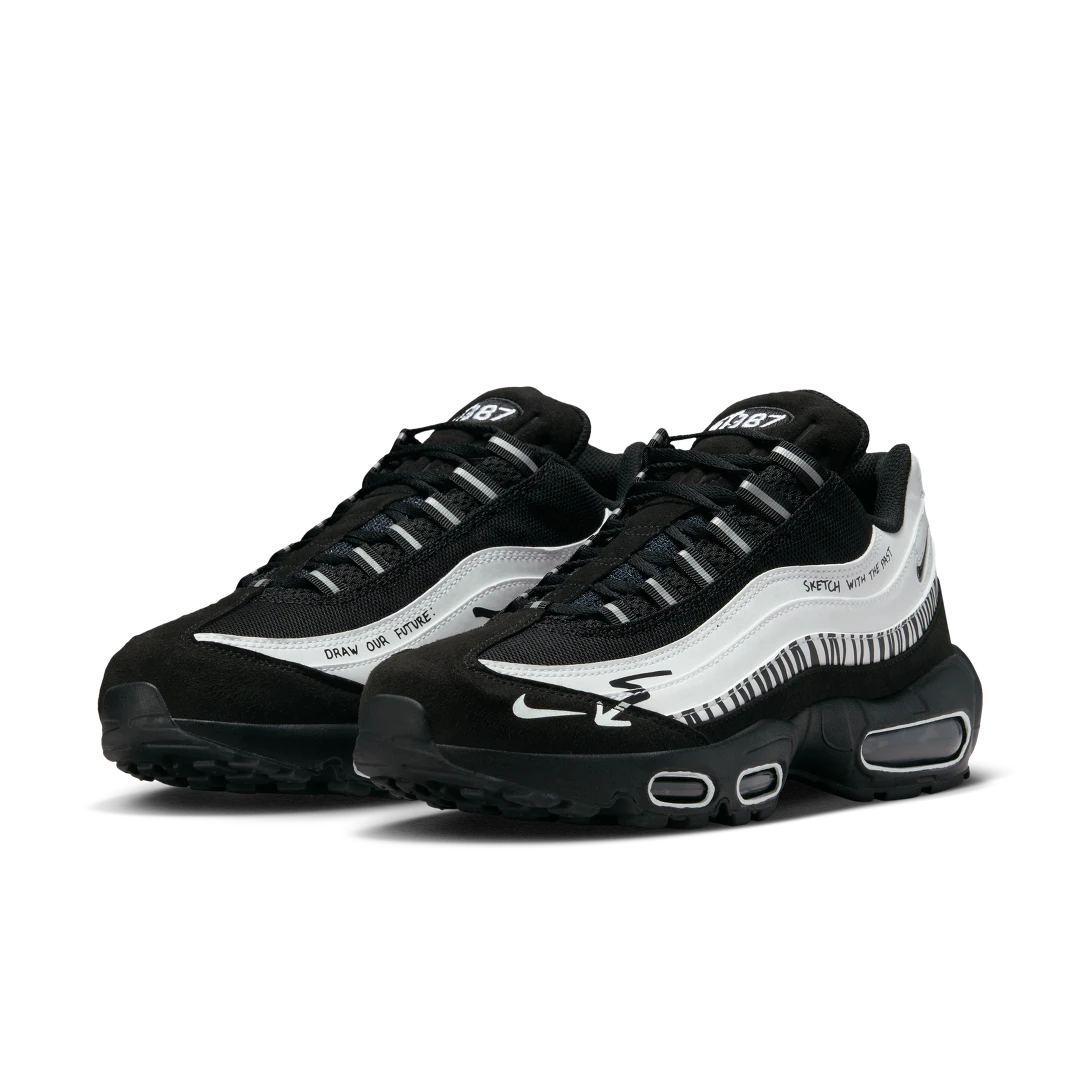 Overkicks - Nike Air Max 95 SP Future Movement Sketch With The Past (DX4615-100) - vista trasera
