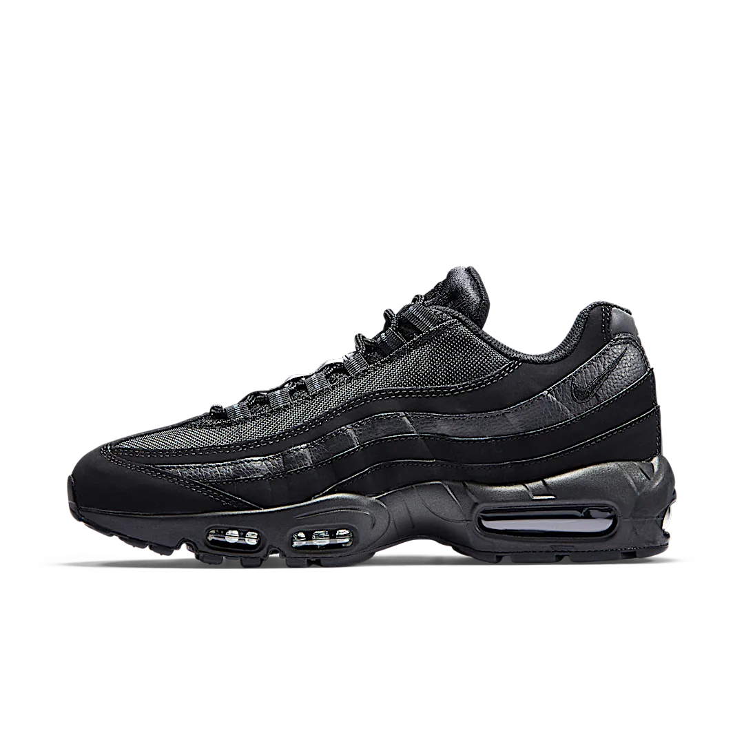 Overkicks - Nike Air Max 95 Triple Black (609048-092) - vista lateral