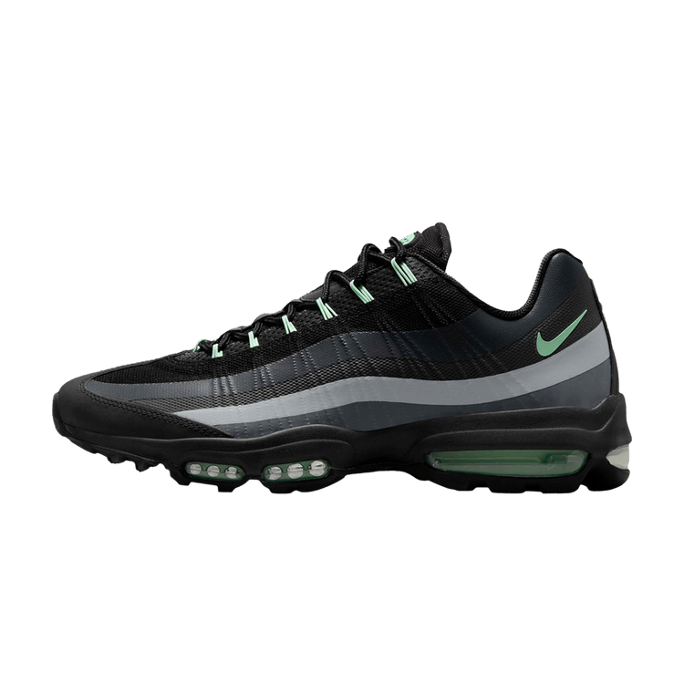 Overkicks - Nike Air Max 95 Ultra Black Cool Grey Mint Foam (IB7681-004) - vista lateral