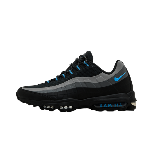 Overkicks - Nike Air Max 95 Ultra Black University Blue (HM9608-001) - vista lateral