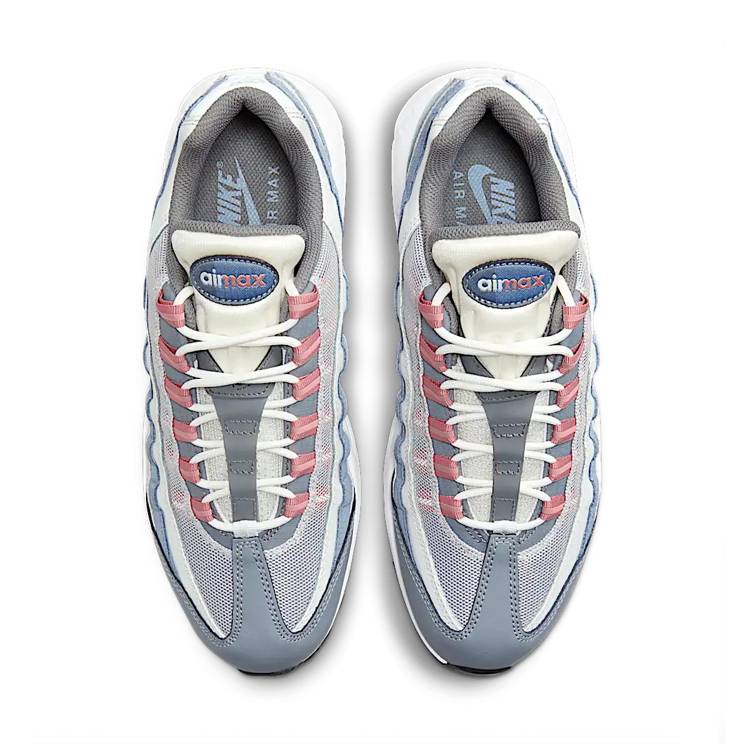 Overkicks - Nike Air Max 95 Vast Grey Red Stardust (DM0011-008) - par completo