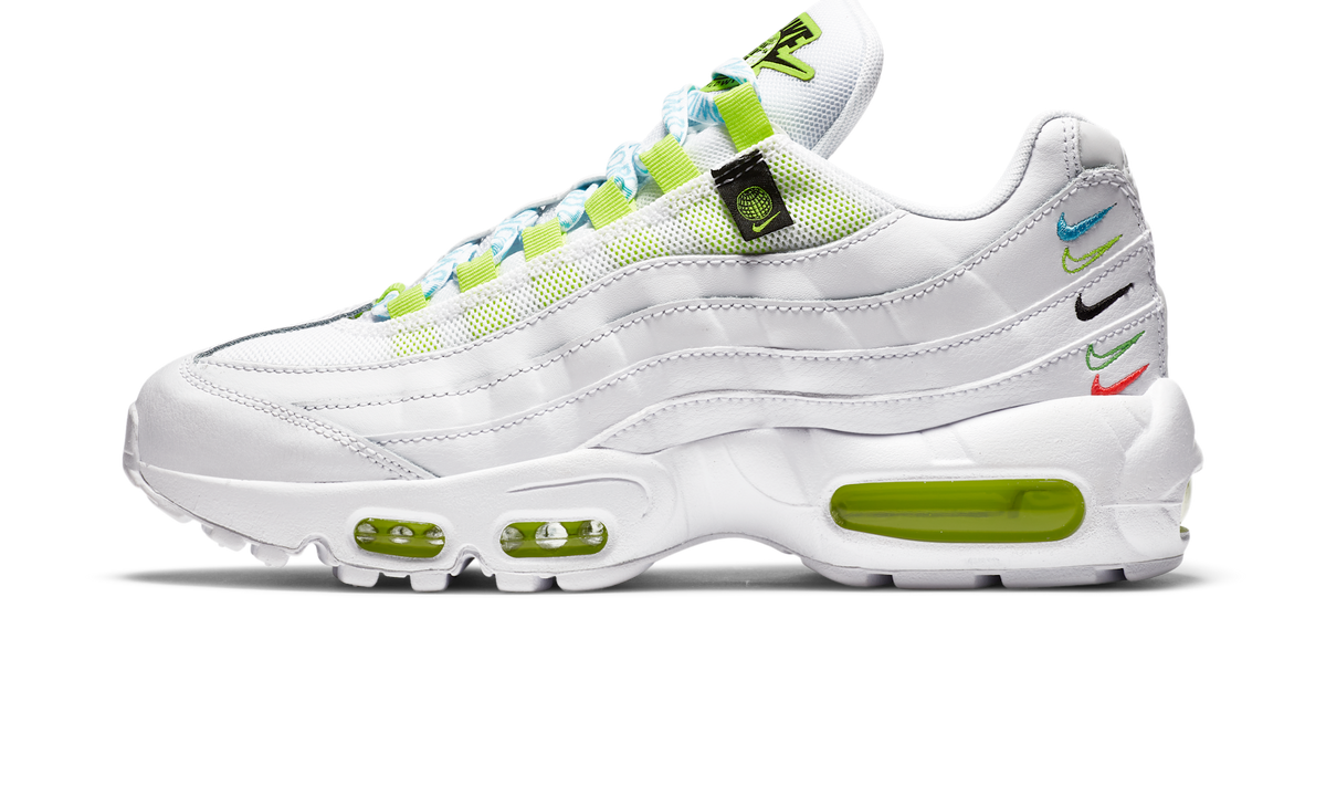 Overkicks - Nike Air Max 95 Worldwide White (CV9030-100) - vista lateral