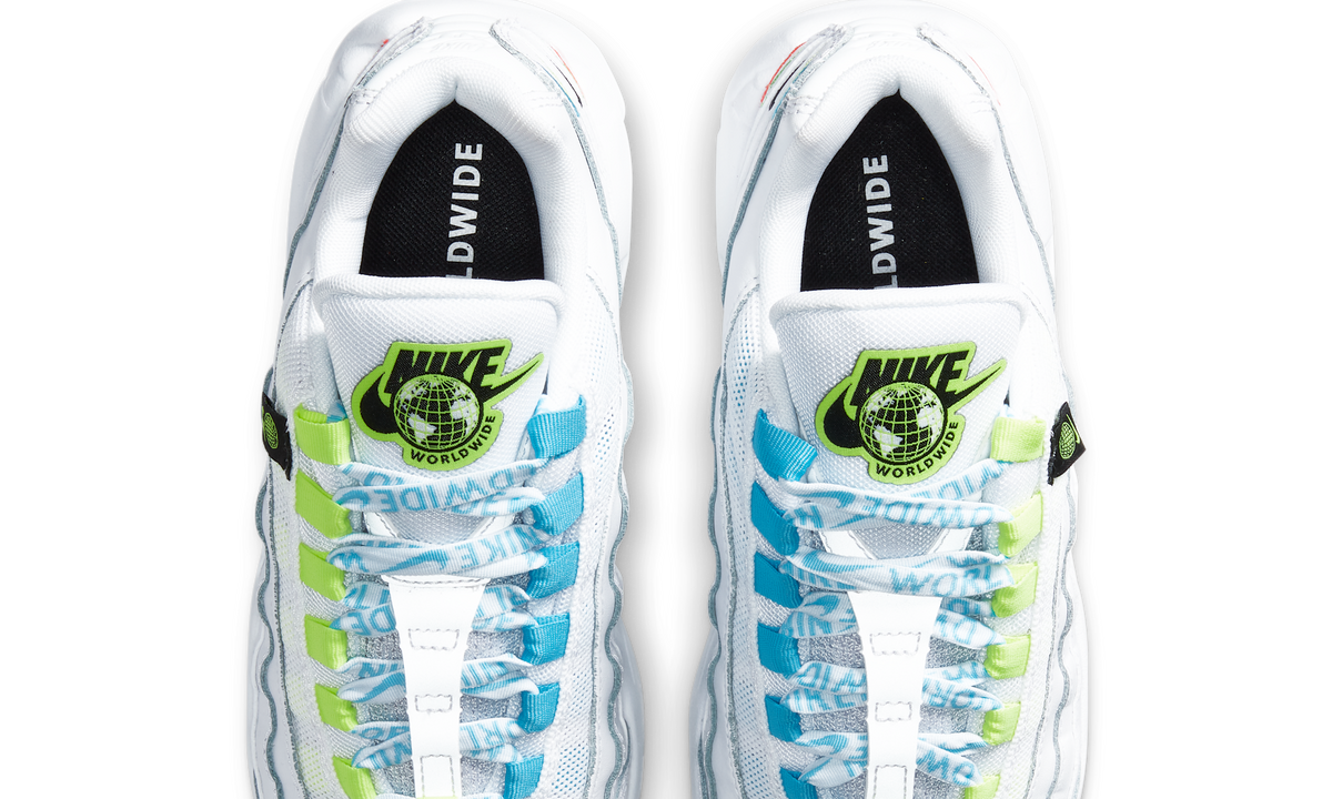 Overkicks - Nike Air Max 95 Worldwide White (CV9030-100) - vista superior