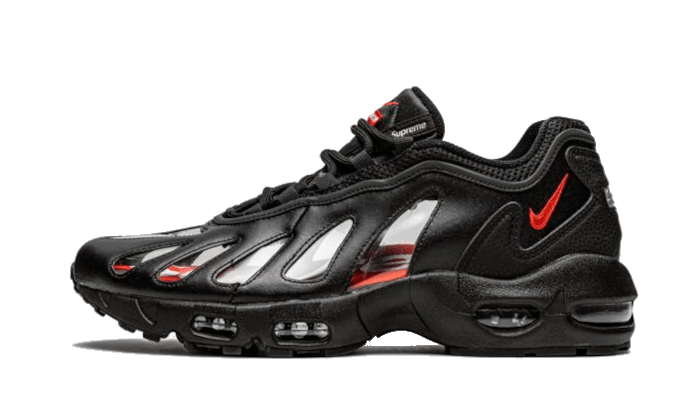 Overkicks - Nike Air Max 96 Supreme Black (CV7652-002) - vista lateral